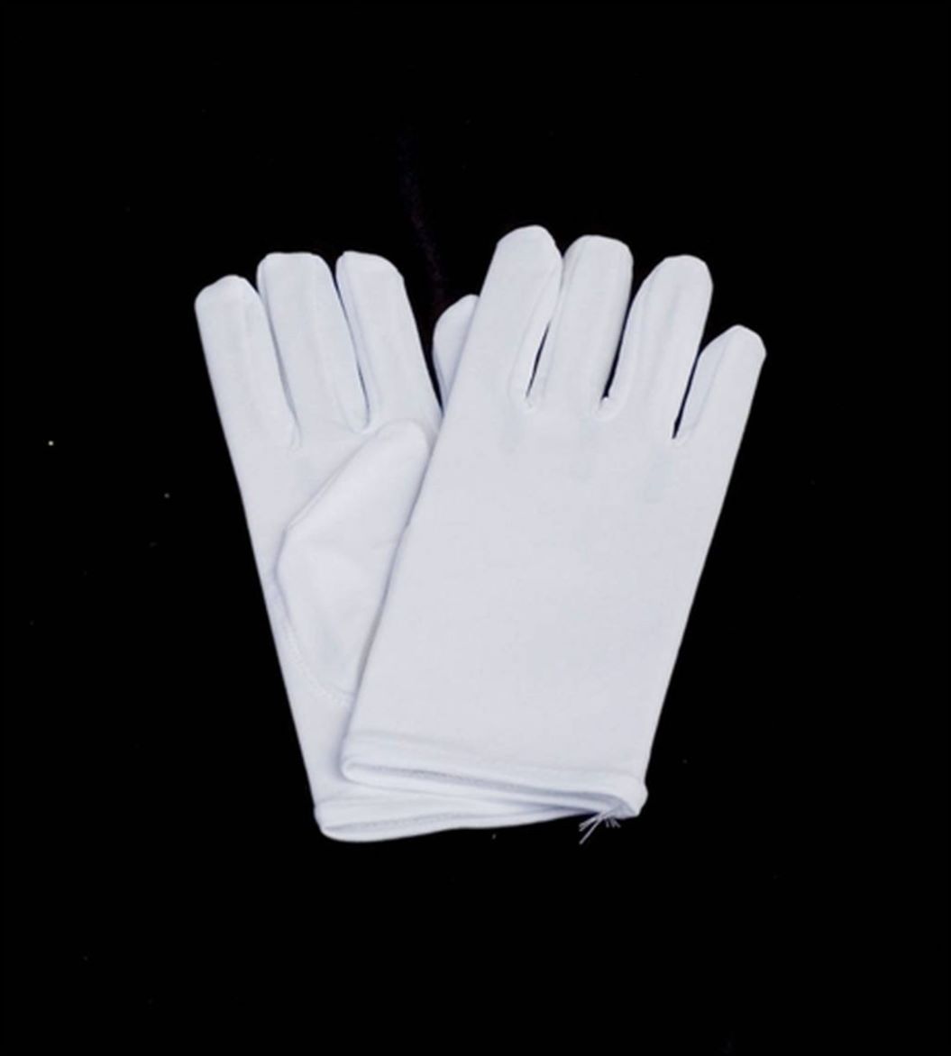 Short Nylon Glove - White - Child — BZ Bodys Dance & Athletic Wear Inc